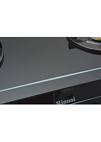 Bếp Ga Dương Đôi Rinnai RV-6Double Glass(L) - Đen- Hãng chính hãng